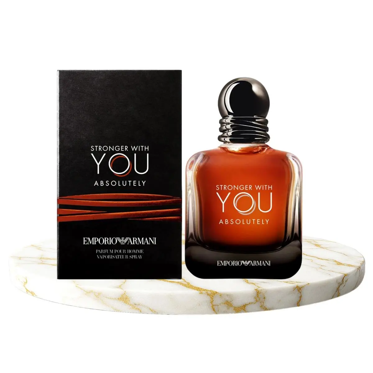 Stronger with You Absolutely by Giorgio Armani Eau De Parfum Spray 3.3 oz For M