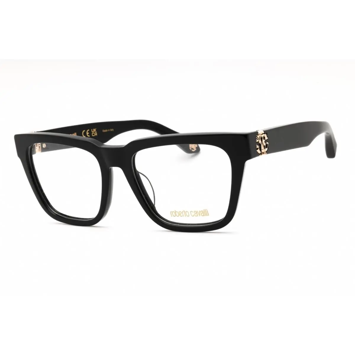 Roberto Cavalli VRC026M-700-54 Eyeglasses Frame Size 54mm 18mm 135mm Black Wome