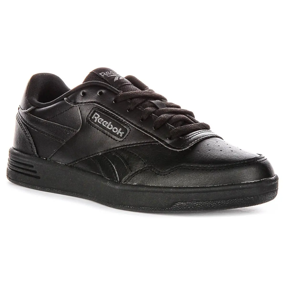 Reebok Court Advance Low Cut Vintage Leather Mens Sneaker In Black US 8 -15 - Black