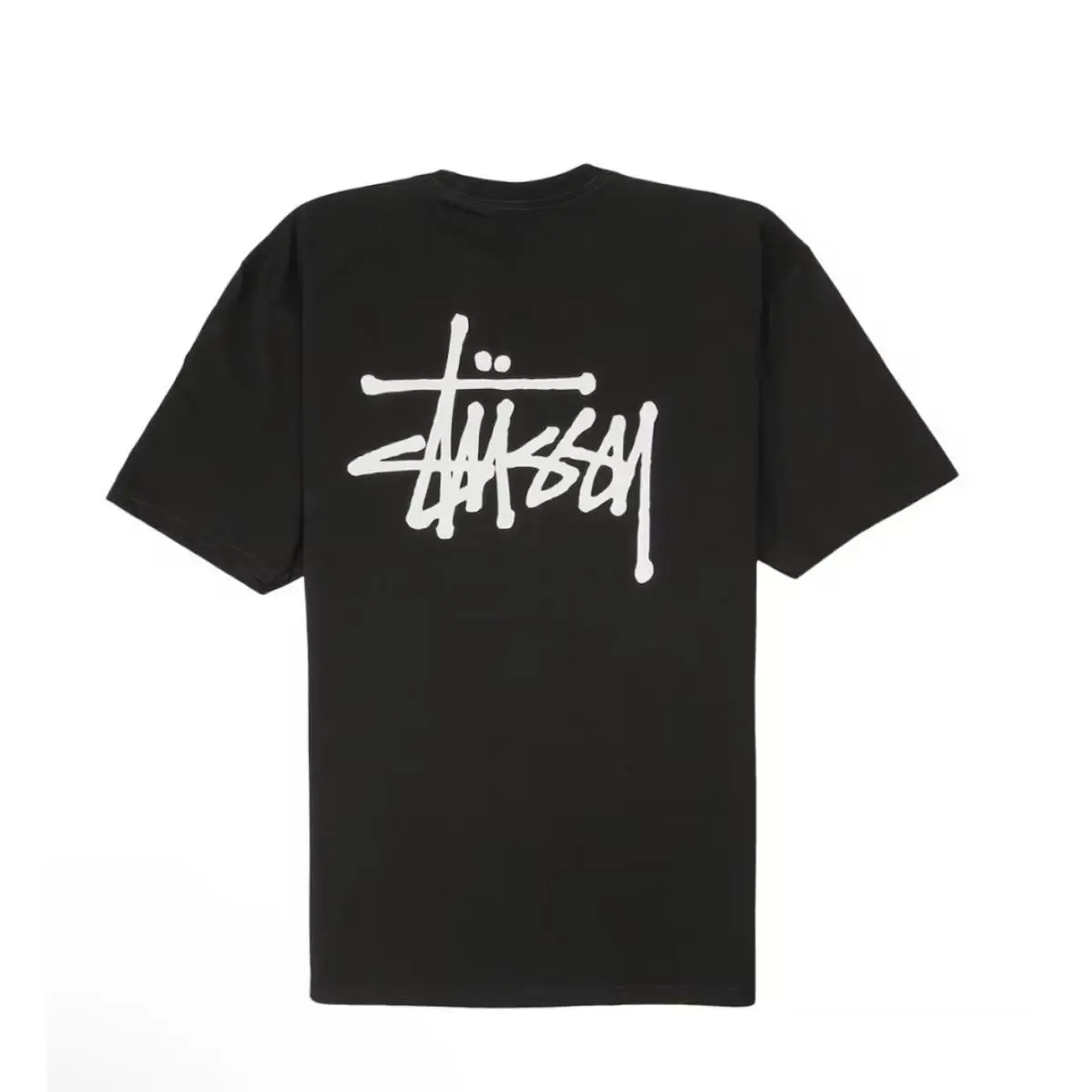 Stussy Basic Black T-shirt Men Size L