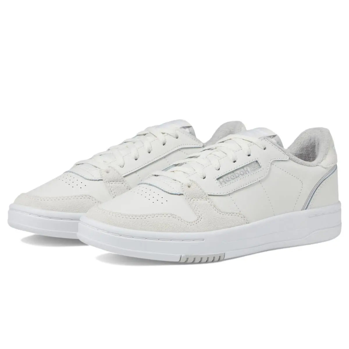 Reebok Women`s Phase Court Sneaker Barely Grey/barely Grey/white Size 10 - Barely Grey/Barely Grey/White