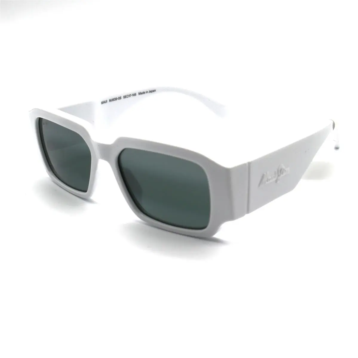 Maui Jim Kupale Polarized Sunglasses - Shiny White/neutral Grey