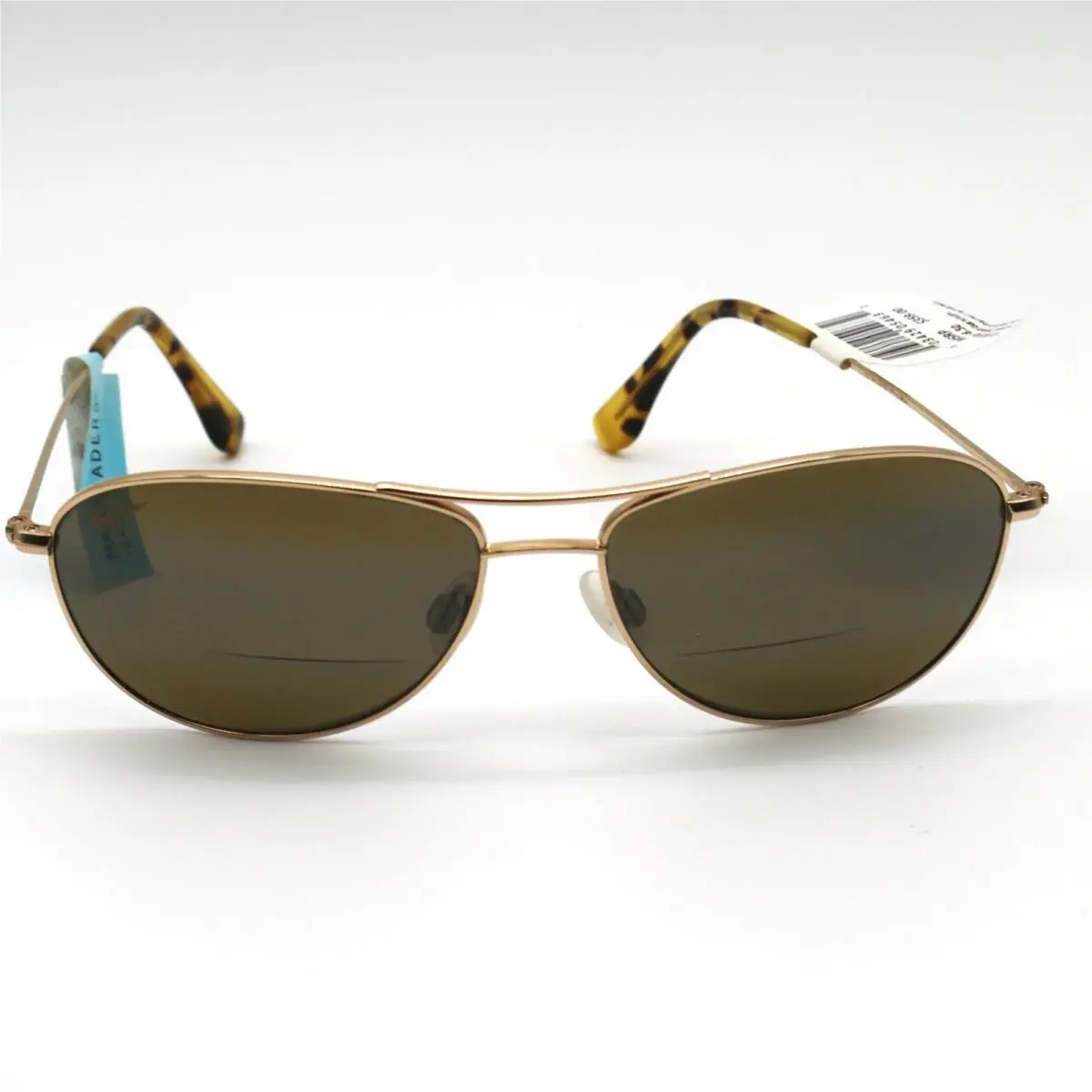 Maui Jim Sunglasses Baby Beach 2.5 Readers - Gold Frame w Hcl Bronze Lens