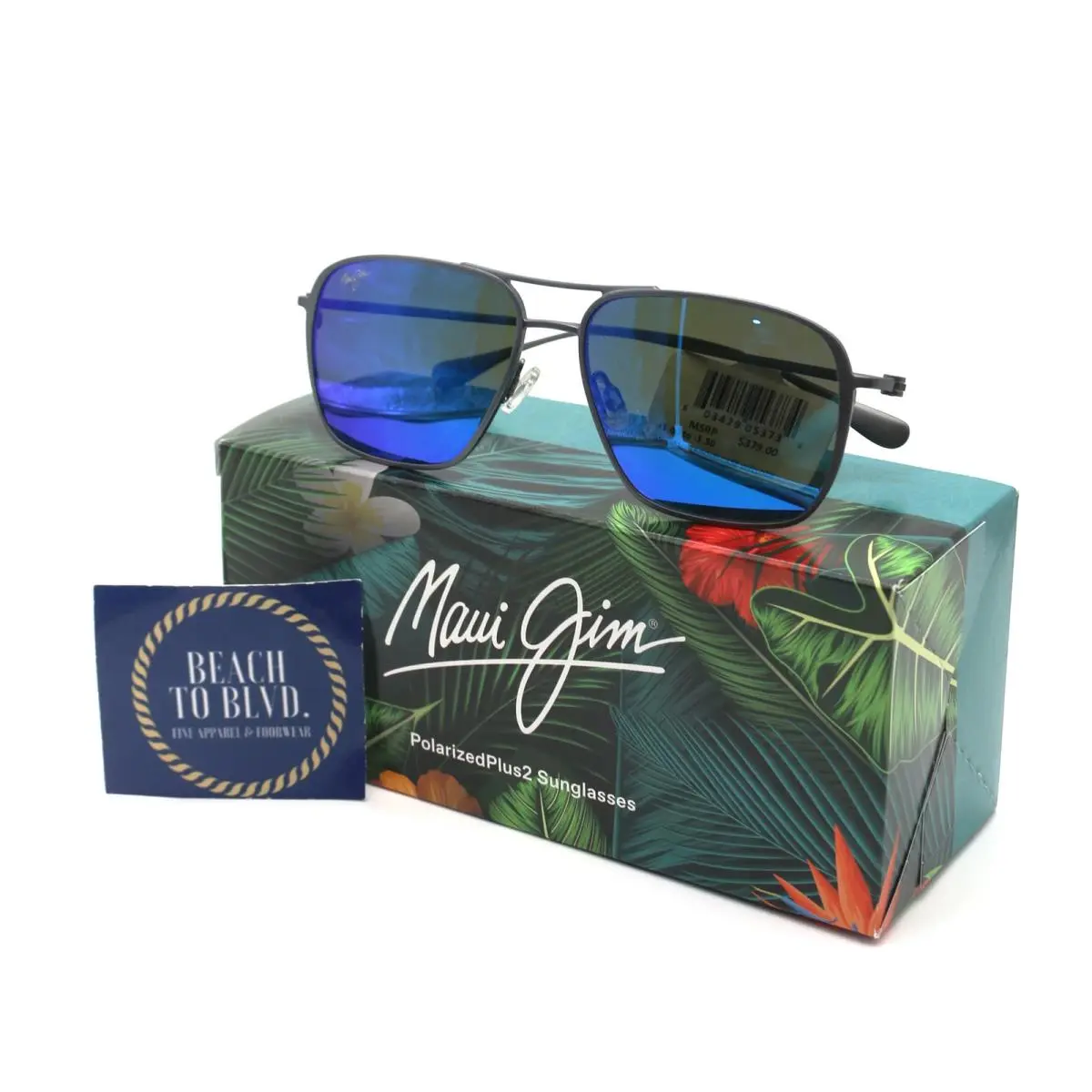 Maui Jim Beaches Polarized Sunglasses - Dove Grey/blue Hawaii