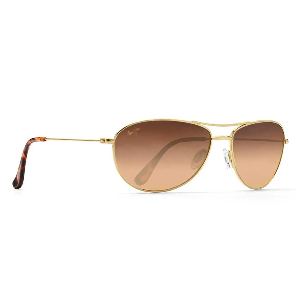 Maui Jim Baby Beach Polarized Sunglasses - Gold Frame / Hcl Bronze Lens HS245-16