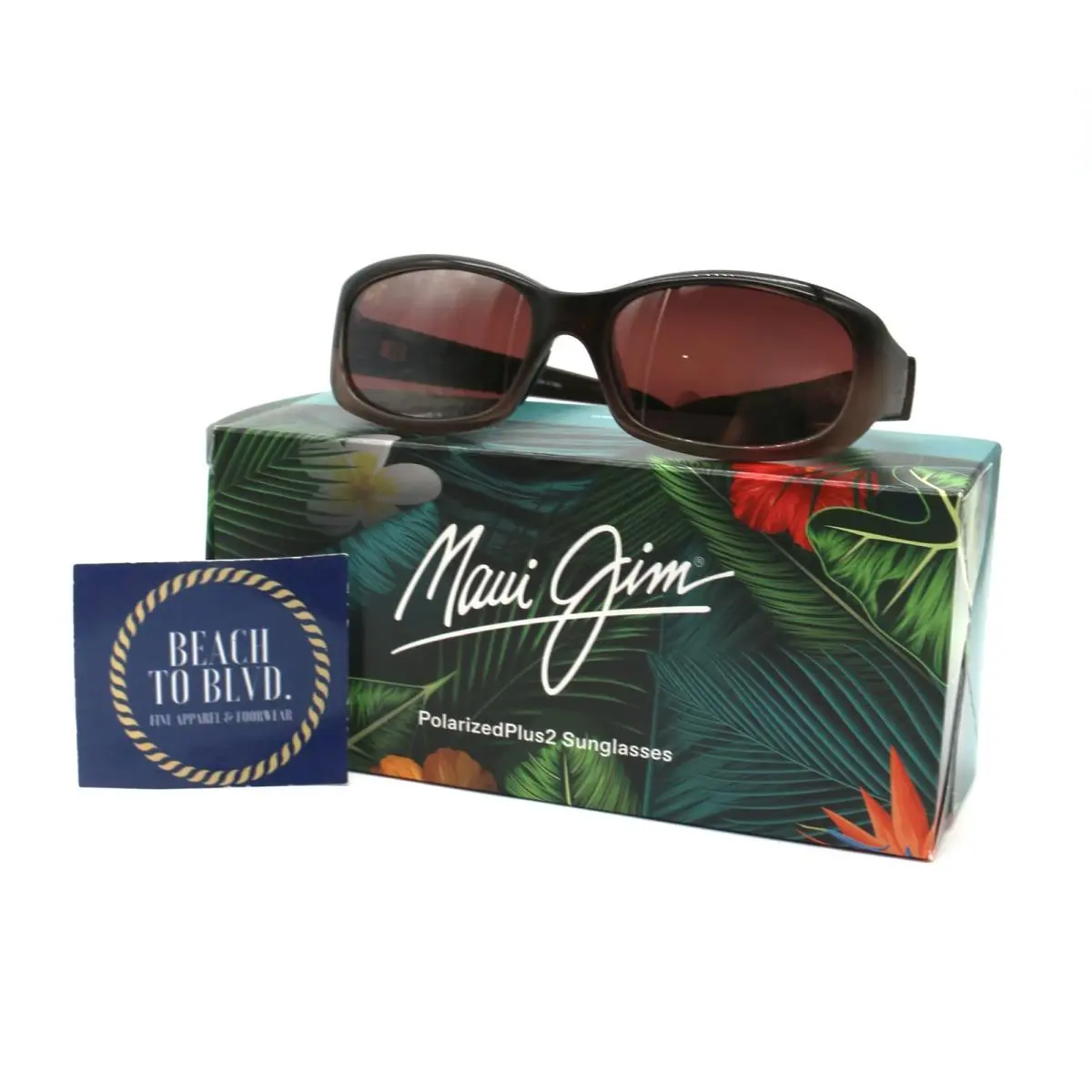 Maui Jim Punchbowl Polarized Sunglasses - Chocolate Fade/maui Rose