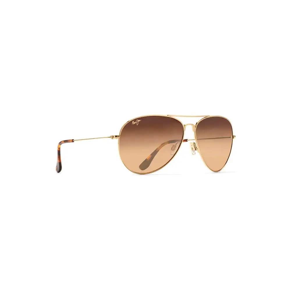 Maui Jim Sunglasses Mavericks - Gold Frame w Bronze Lens
