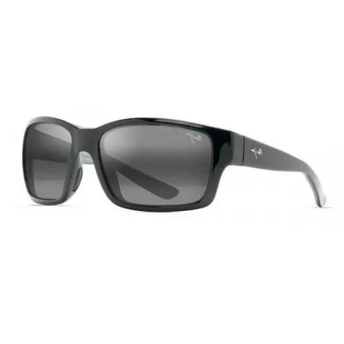Maui Jim Mangroves MJ604 Sunglasses Black Gloss with Grey Interior