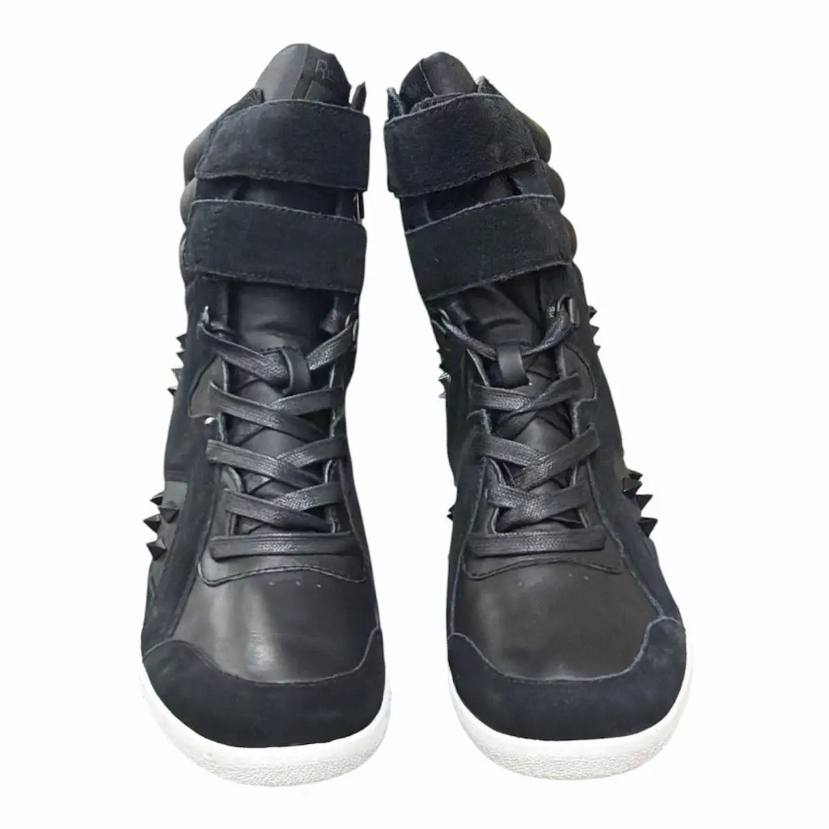 Reebok Classic X Alicia Keys Women`s Freestyle Hi Wedge Black US Size 5 - Black