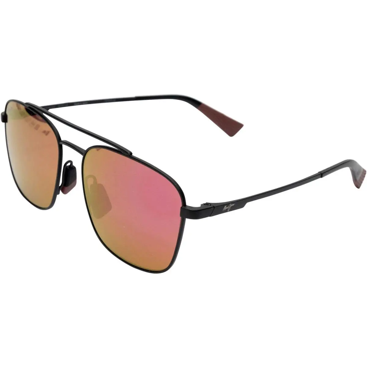 Maui Jim Piwai Asian Fit MJ645 Sunglasses Matte Black