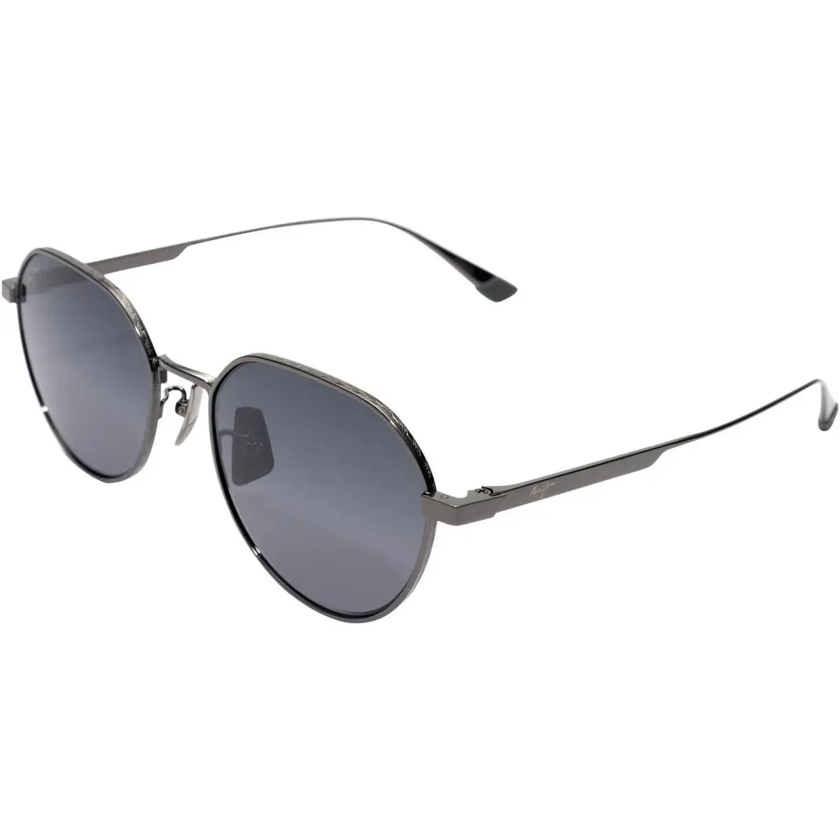 Maui Jim Kaulana Asian Fit MJ627 Sunglasses Shiny Dark Ruthenium
