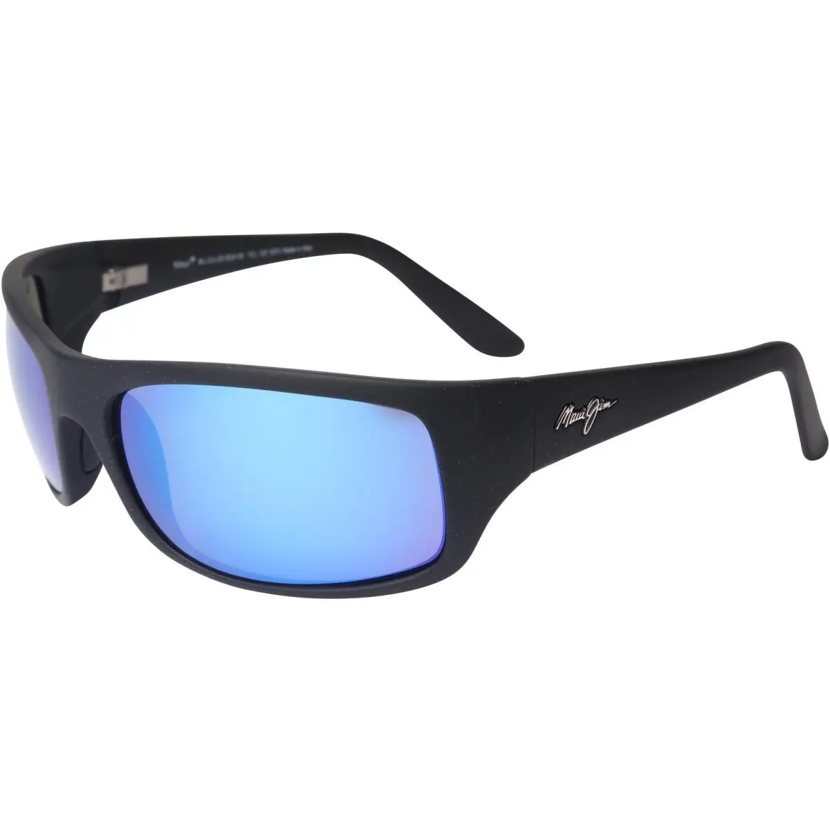 Maui Jim Peahi MJ202 Sunglasses Black Matte Rubber