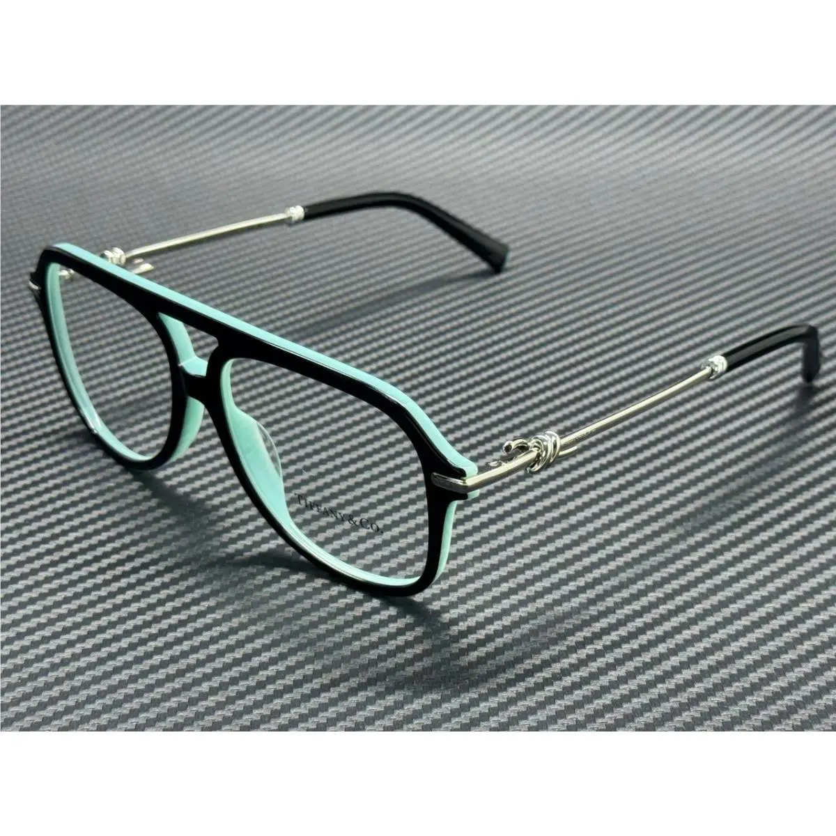 Tiffany TF2283 8055 Black Silver Women`s 56 mm Eyeglasses