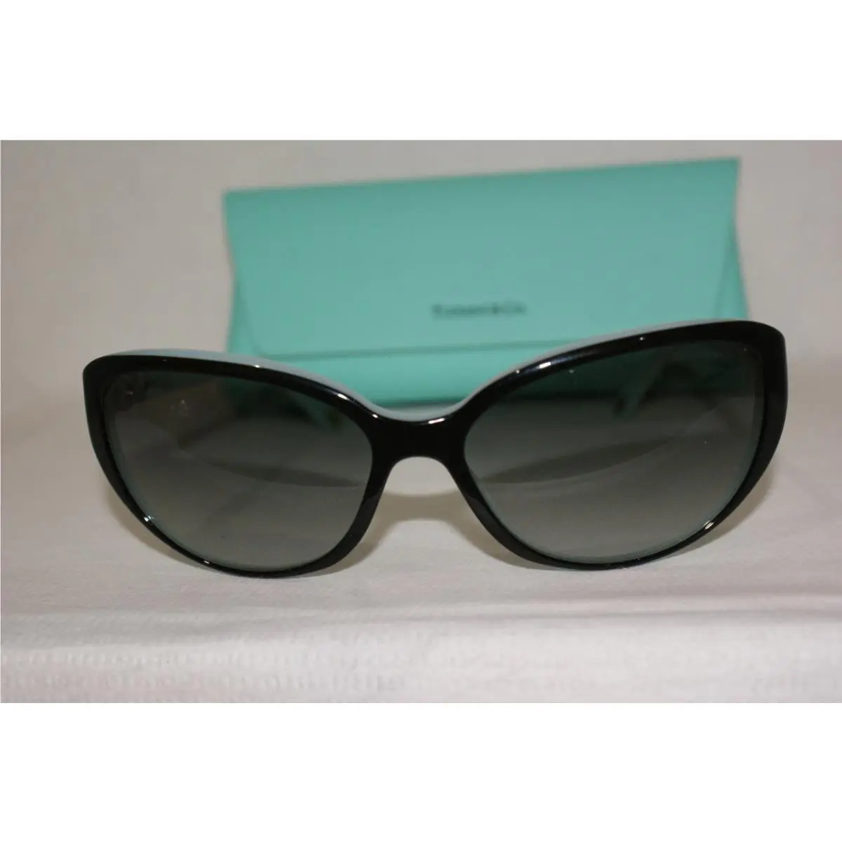 Tiffany Sunglasses 4045 Black/blue 8055/3C 58-15 W Case