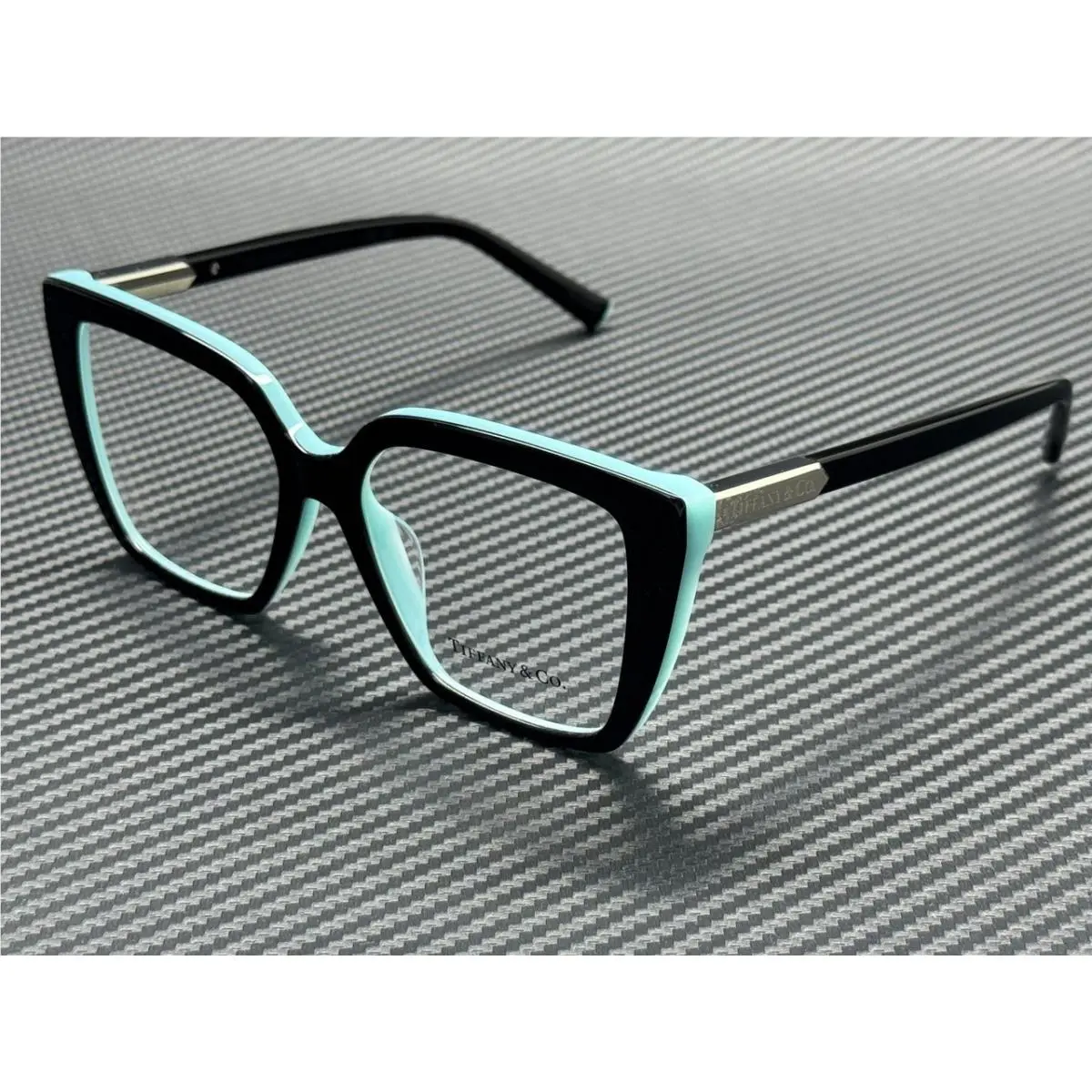 Tiffany TF2278 8055 Black Silver Women`s 53 mm Eyeglasses
