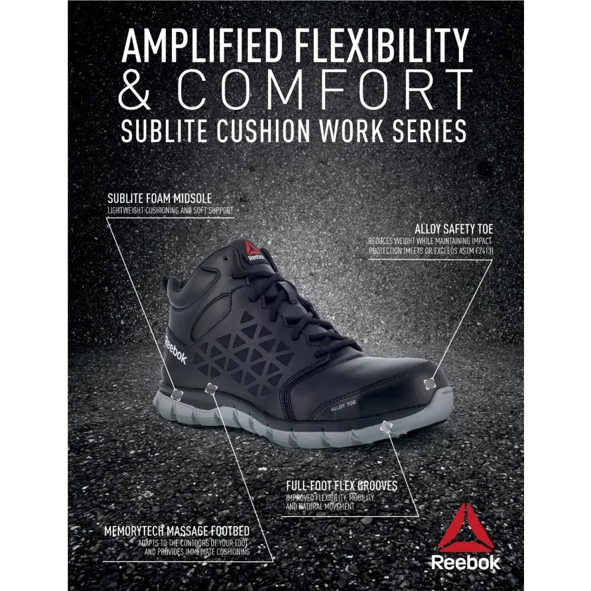Reebok shoes - Black (UPC: 690774407701) 3