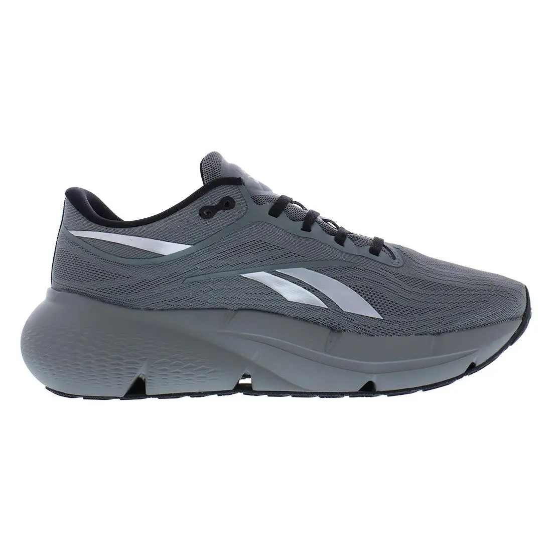 Reebok shoes - Med Grey/Black/Light Grey, Main: Grey (UPC: 198179618598) 1