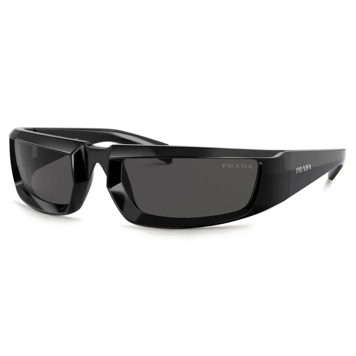 Prada PR 25YS 1AB5S0 Black Dark Grey 63 mm Men`s Sunglasses