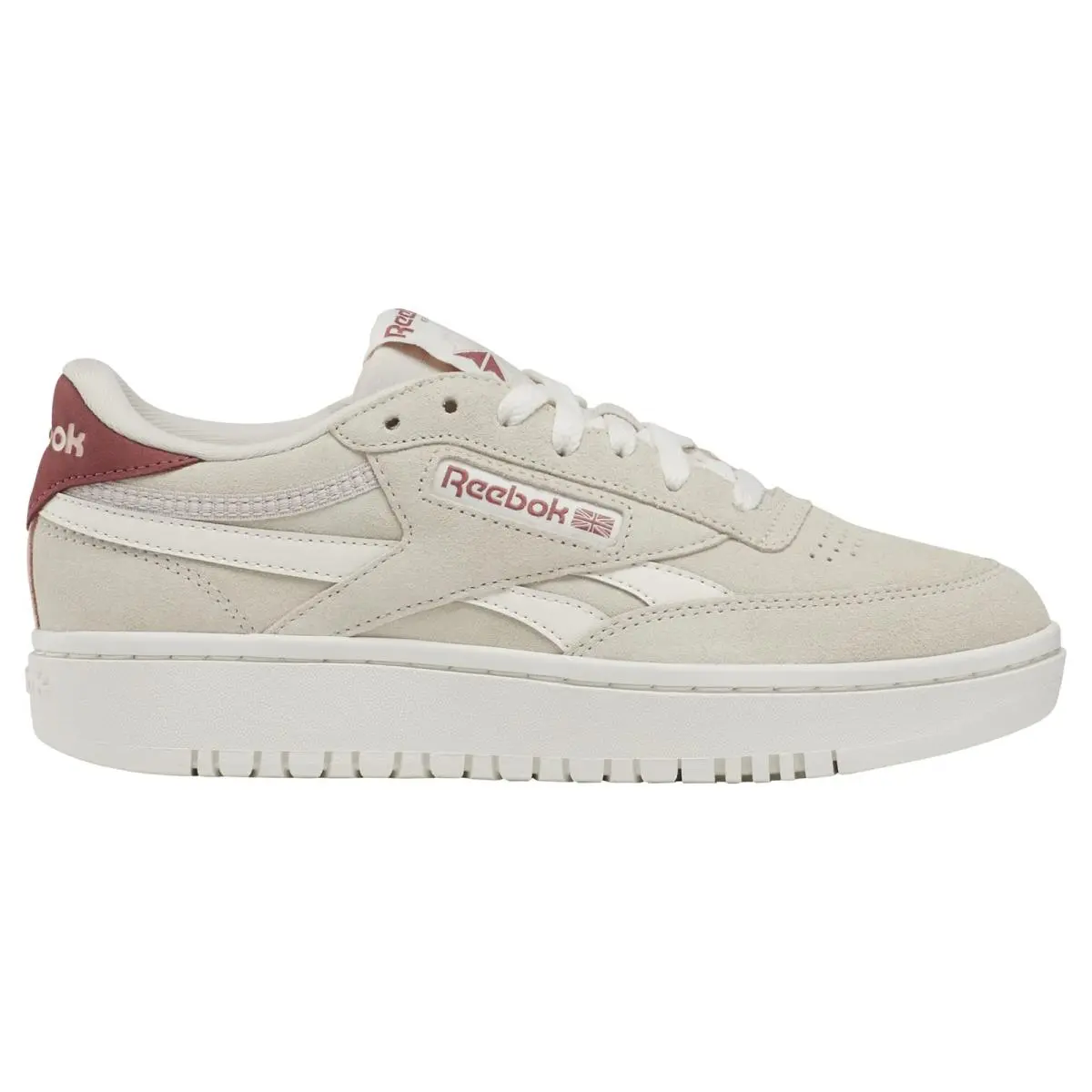 Reebok Women`s Club C Double Revenge Shoes Stucco/chalk/sedona Rose 6 5