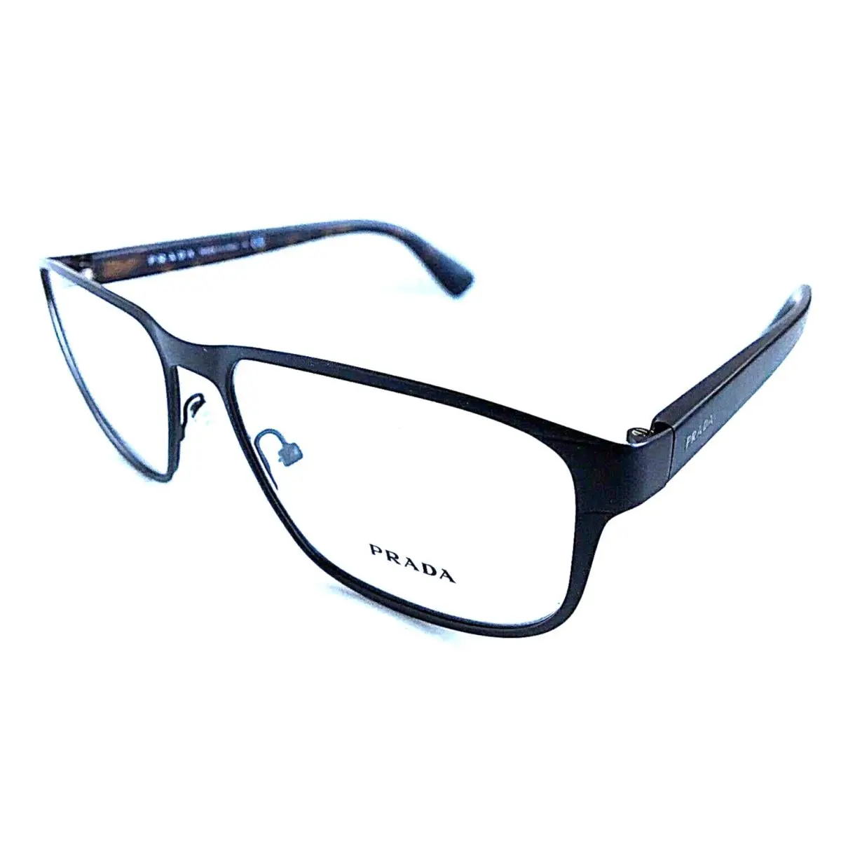 Prada Black Men`s Eyeglasses Frame Vpr 5S6 HAL-1O1 55mm