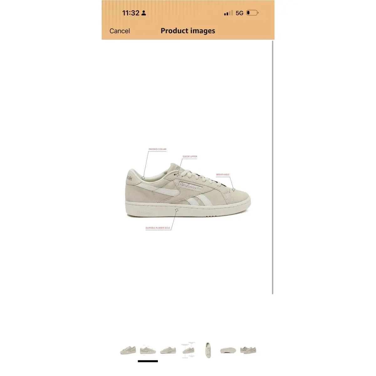 Reebok shoes - Reebok Club - Club - sand 2
