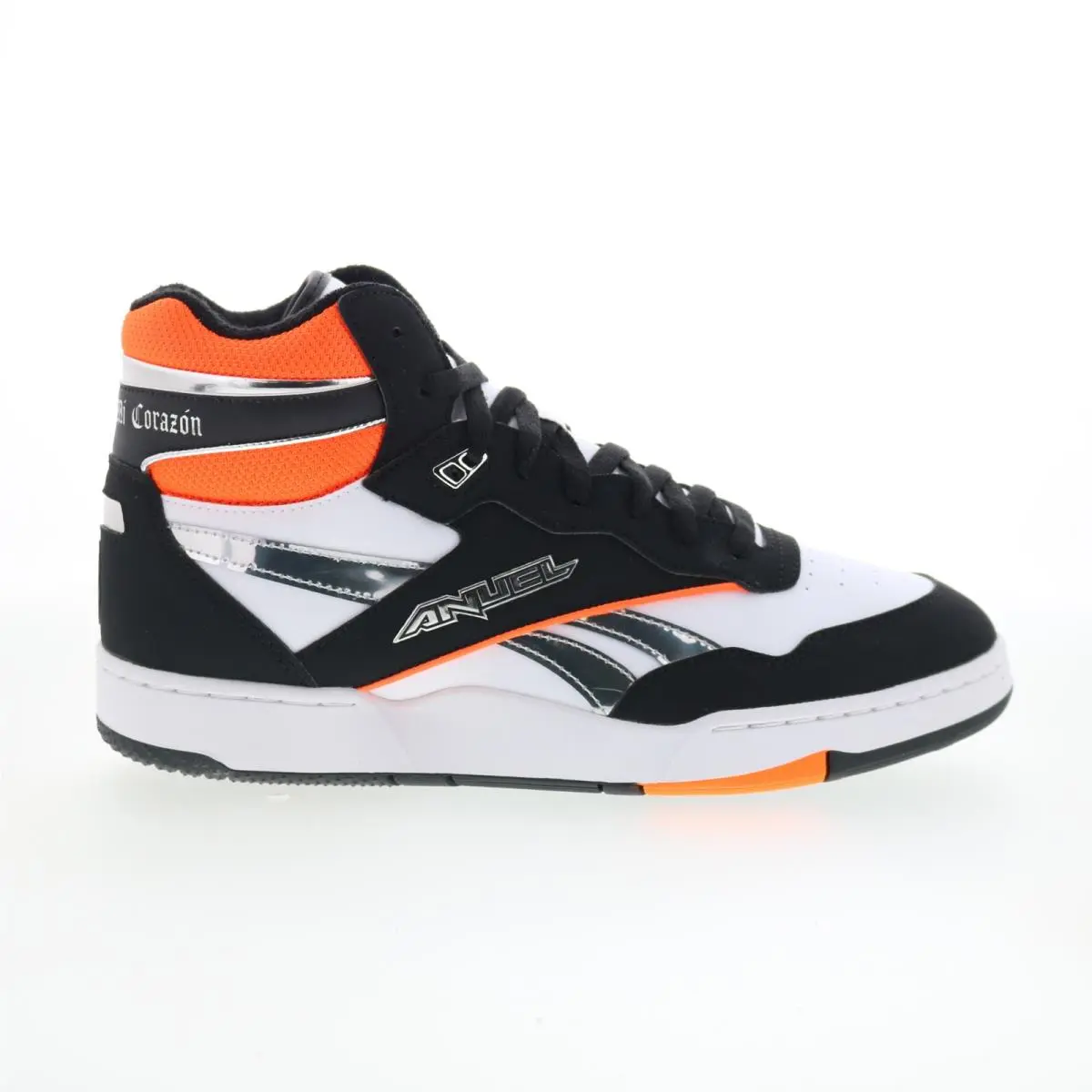 Reebok BB 4000 II Mid Anuel Mens White Synthetic Lifestyle Sneakers Shoes 11