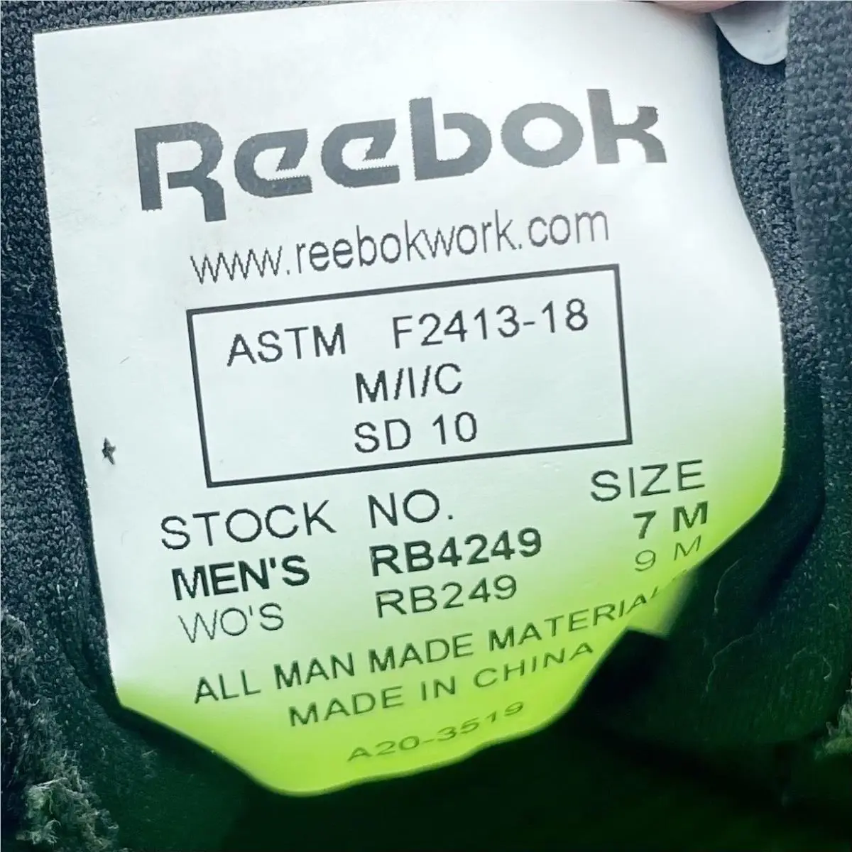 Reebok shoes - Print Work ULTK Slip Resistant Composite Toe - Black (UPC: 690774457799) 10