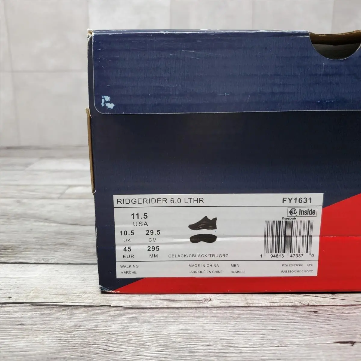 Reebok shoes - Reebok Ridgerider 6.0 LTHR - Ridgerider LTHR - FY1631 - Black 8