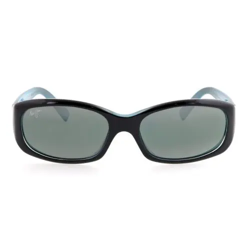 Maui Jim Punchbowl MJ219-03 54mm Black on Blue Polarized Sunglasses Italy