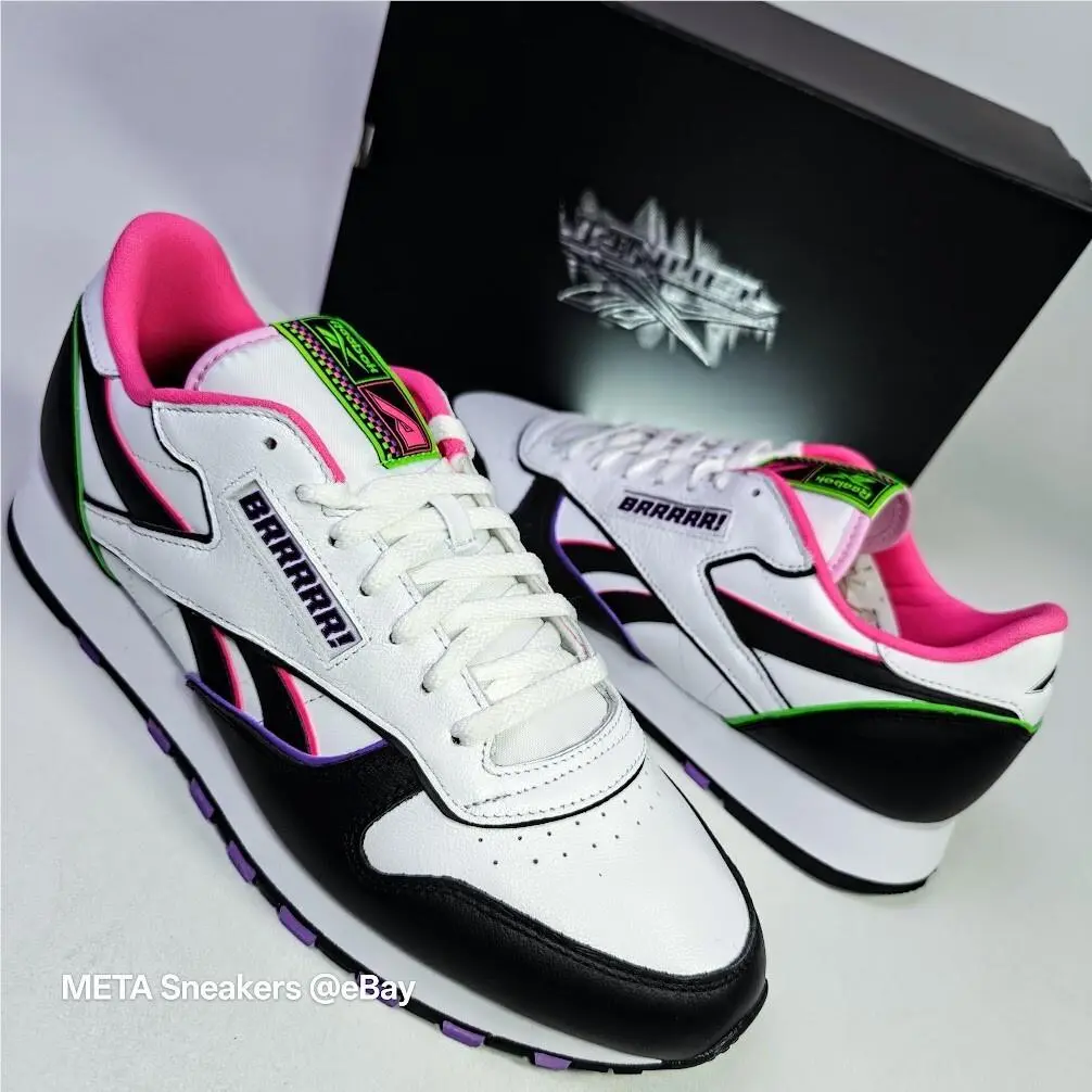 Reebok shoes - Reebok Classic - Classic - 100210141 - Black / White / Pink 4