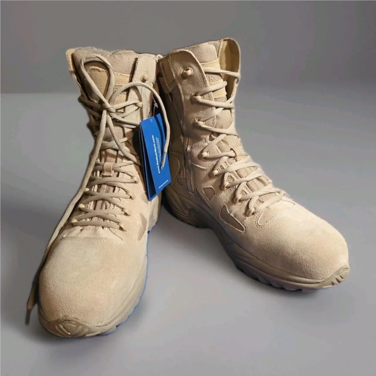 Mens Reebok Duty Boots Rapid Response Hi Top Zipper 13w In Box