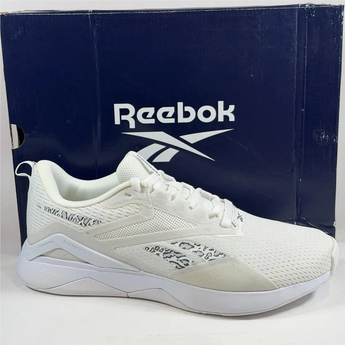Reebok Size-10.5 Women`s Nanoflex Tr 2 Training Shoes White