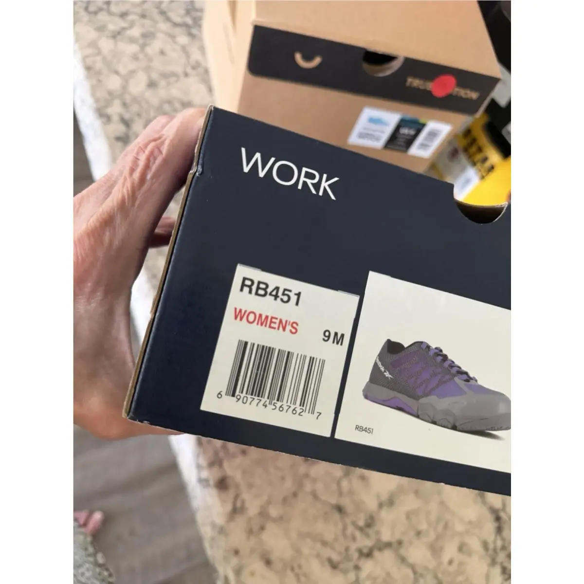 Reeboks Speed Tr Work Shoe Purple Inbox Size 9M Woman’s