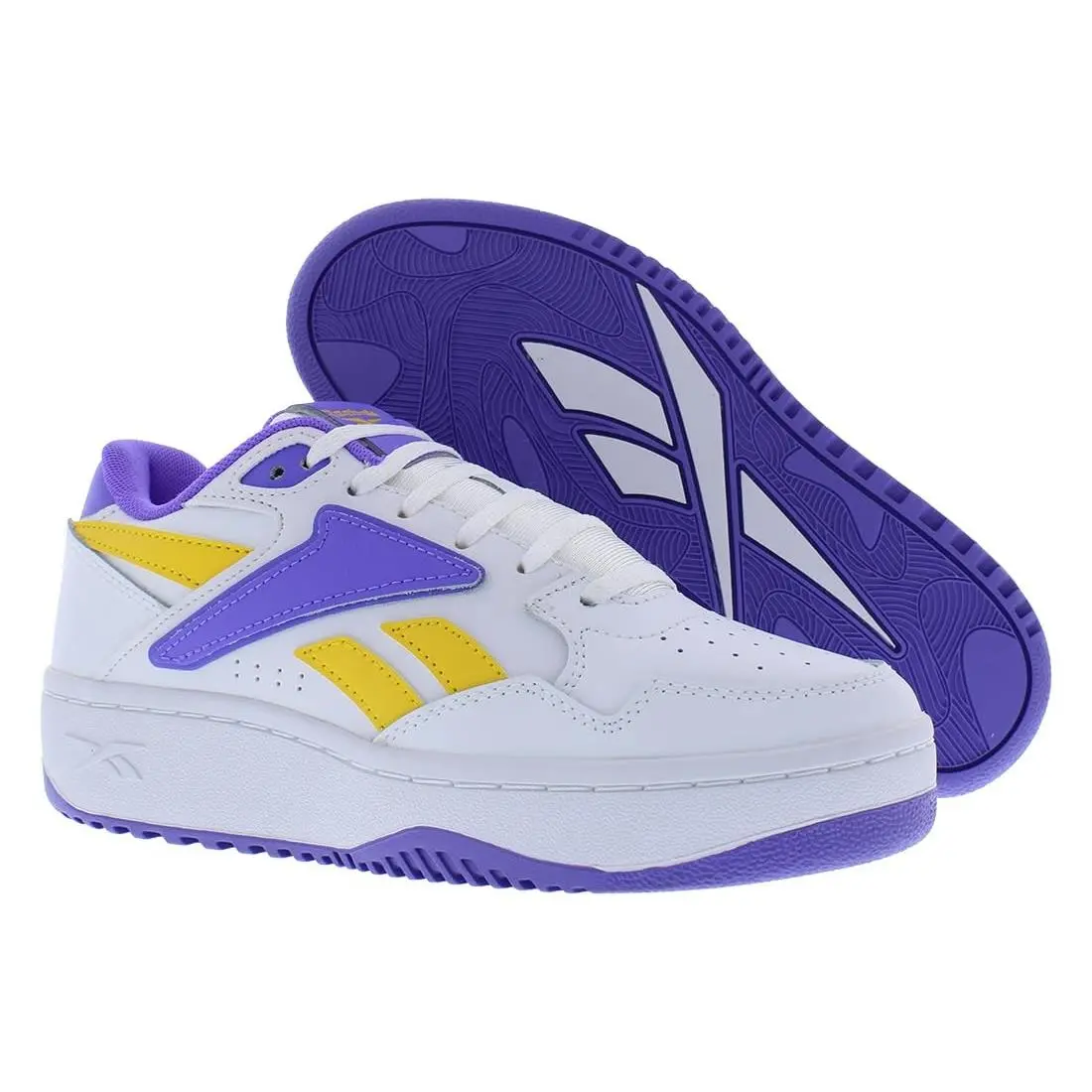 Reebok shoes - 116120 - 116120 - White/Solar Purple/Always Yellow (UPC: 197225854515) 0