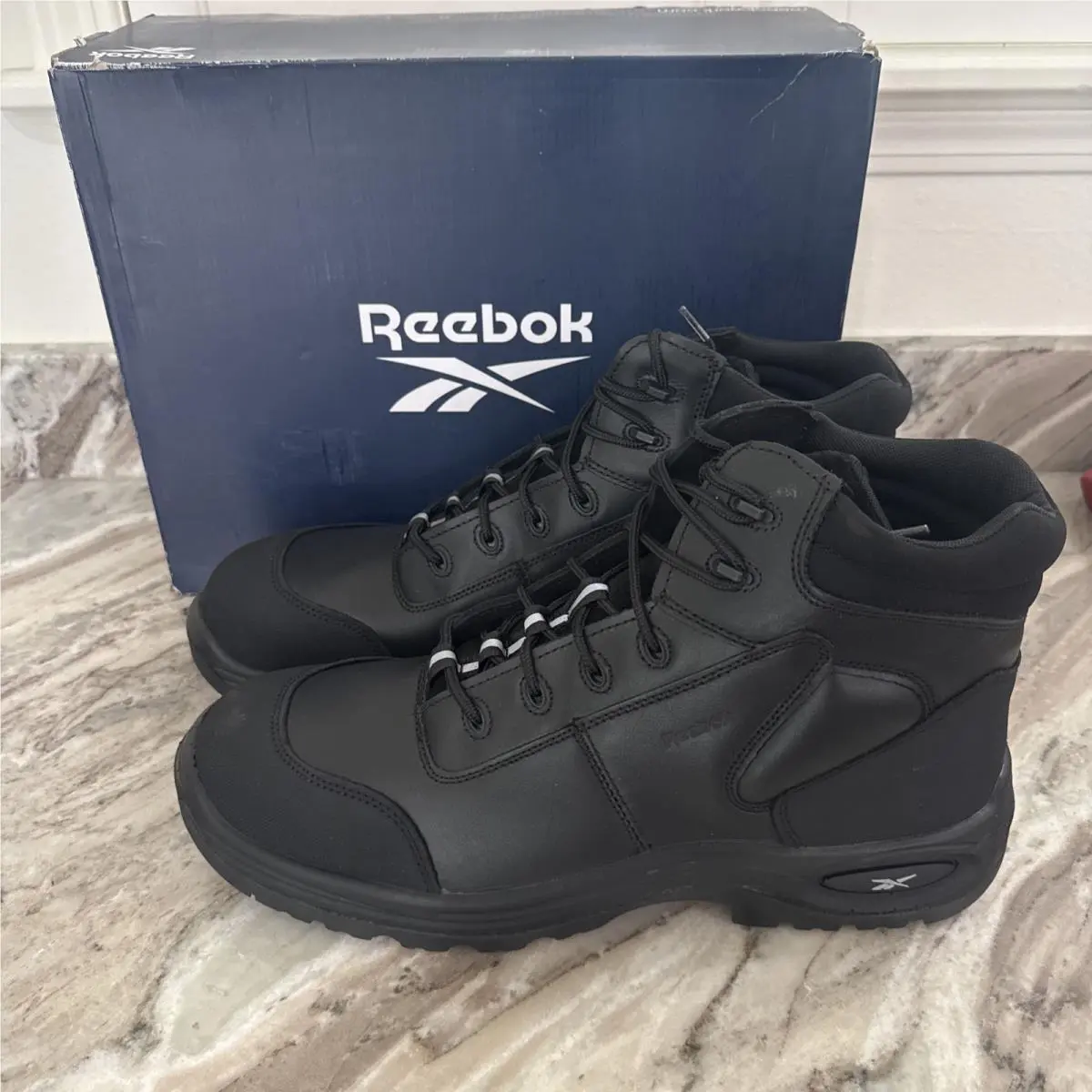 Mens Reebok Work RB6750 Trainex Work Safety Composite Boot Blk 18 M