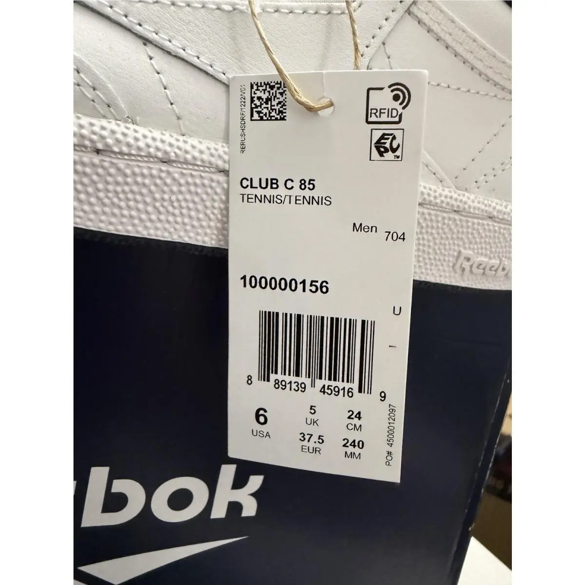 Reebok shoes - Reebok Club C 85 - Club - 1000200019 - White (UPC: 889139459169) 15