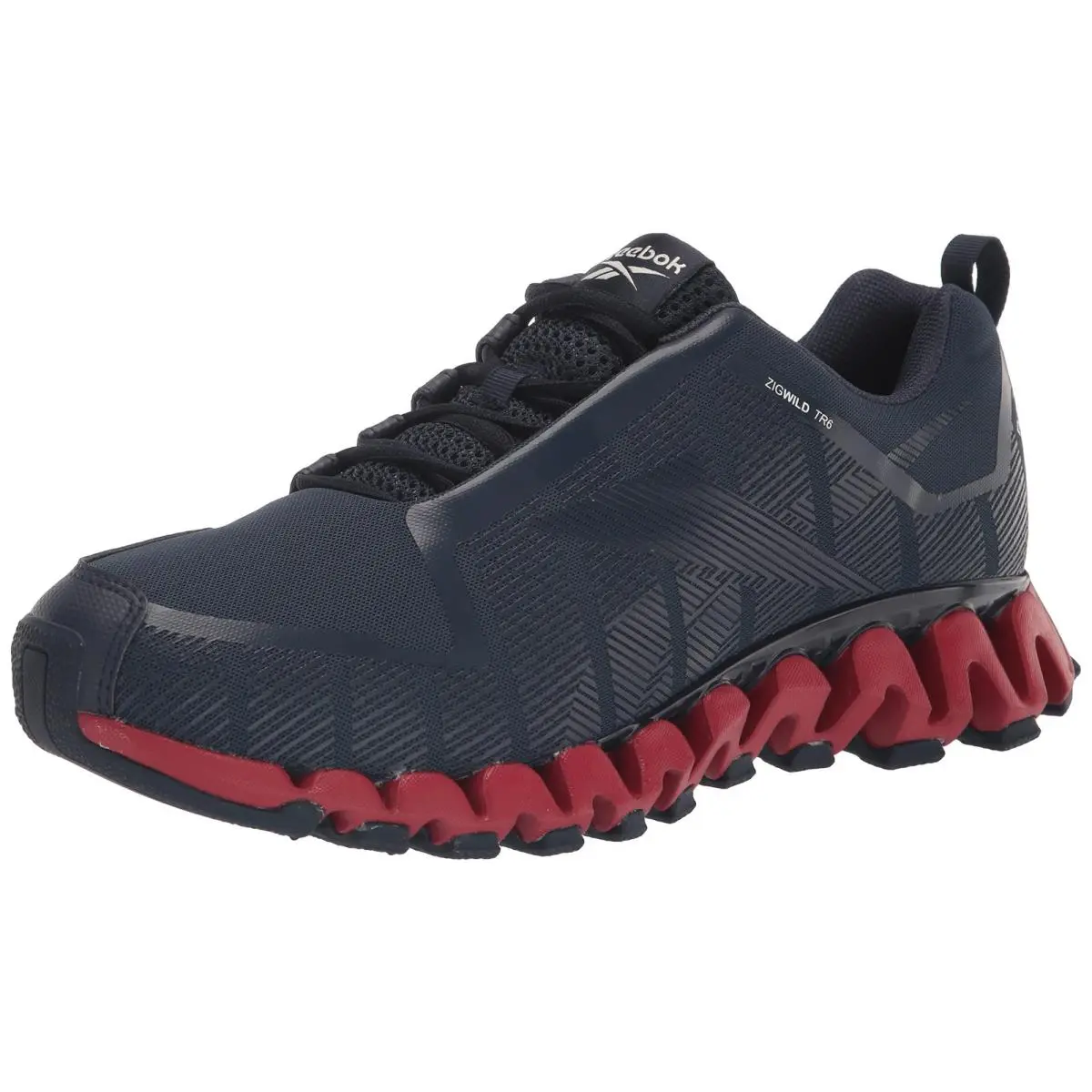 Reebok Men`s Zigwild TR 6 Trail Running Shoe Vector Navy/flash Red/pure Grey