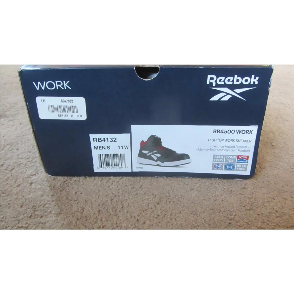 Reebok shoes - Black/Red (UPC: 690774511897) 12