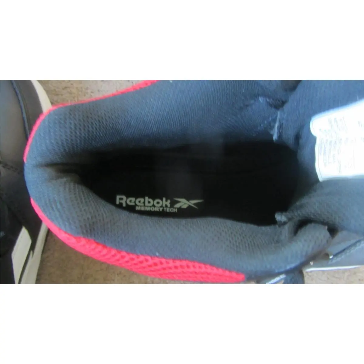 Reebok shoes - Black/Red (UPC: 690774511897) 7