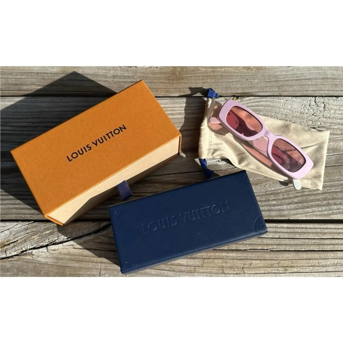 Louis Vuitton Murakami LV X TM Multigram Pink Cat Eye Sunglasses Rose Blanc
