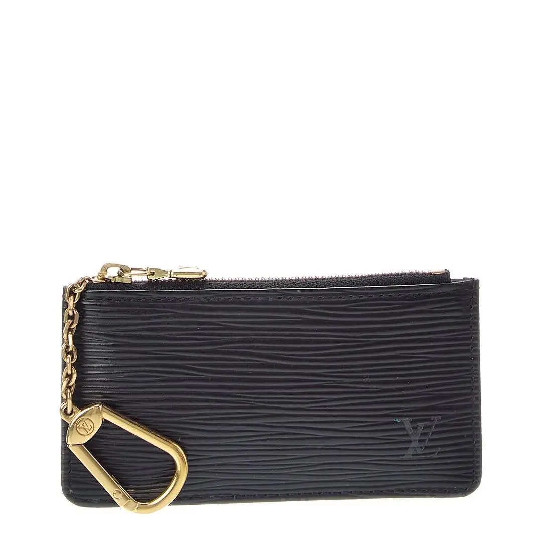 Black Epi  Cles Pochette Pre-loved by Louis Vuitton