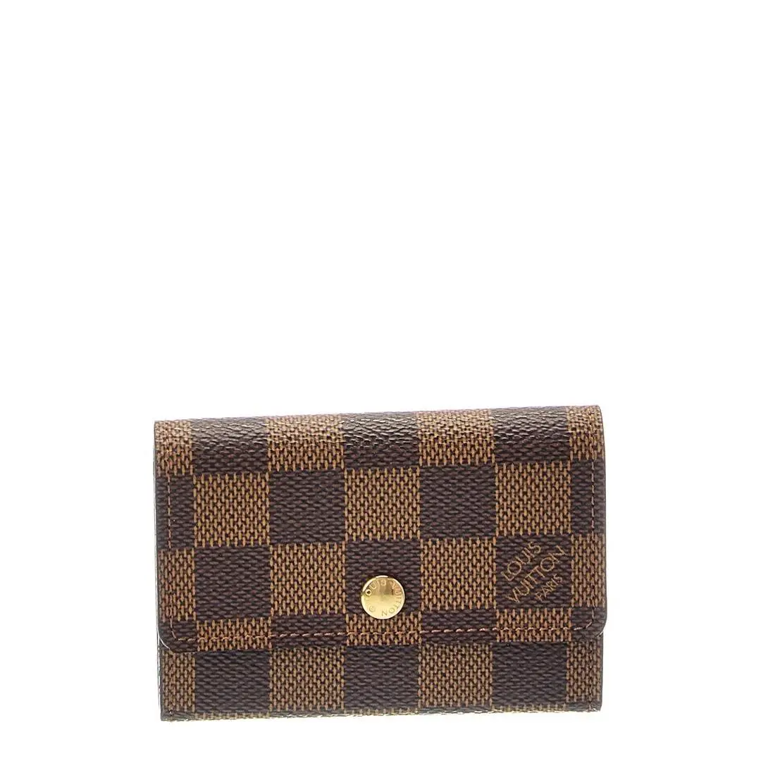 Louis Vuitton Louis Vuitton Porte-monnaie Plat Canvas Coin Purse