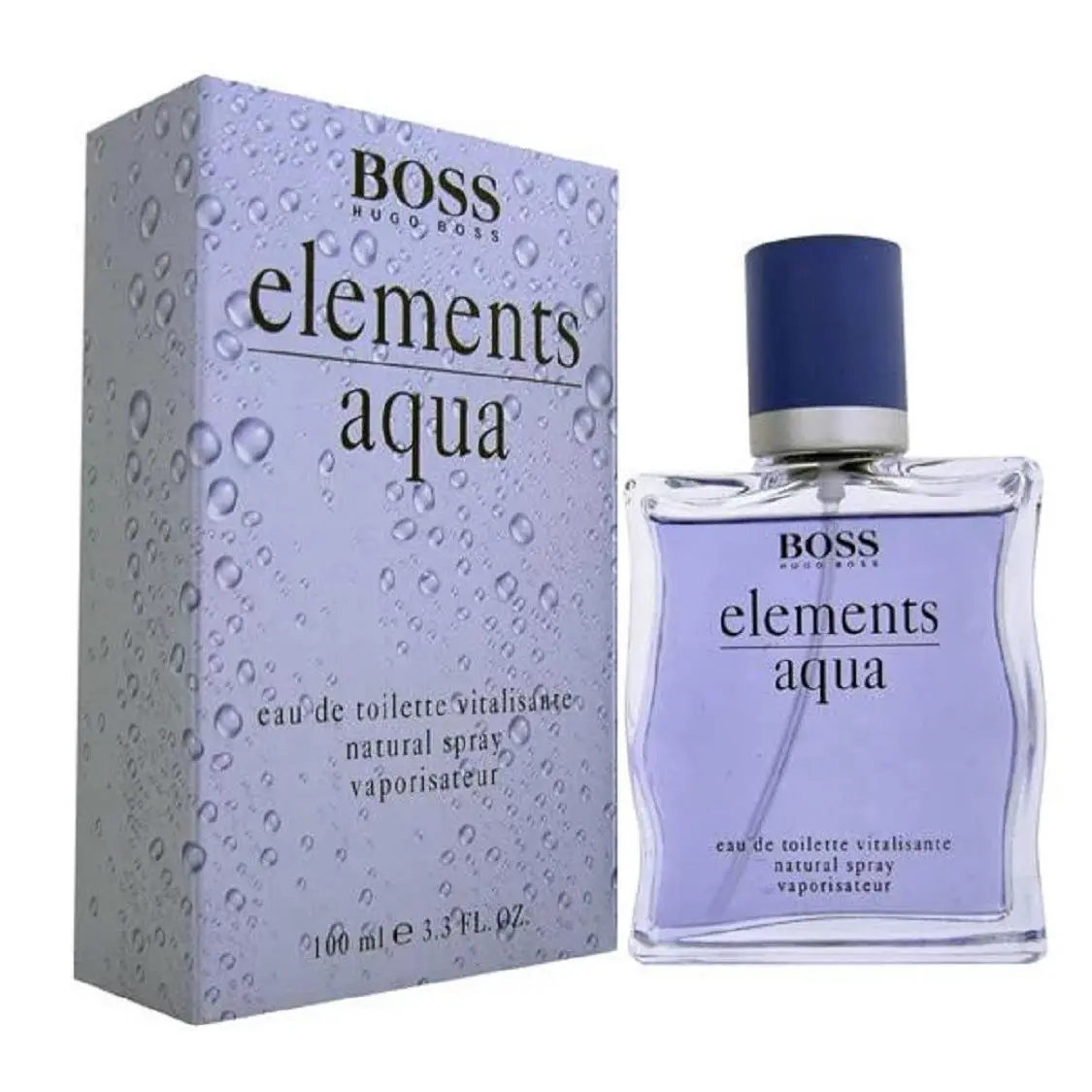 Hugo Boss Elements Aqua For Men Cologne 3.3 oz 100 ml Edt Spray