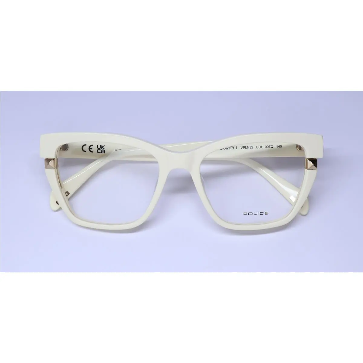 Police eyeglasses - Vpln52 Gravity 1 - Gravity - Vpln52 Gravity - Shiny Ivory, Frame: Beige