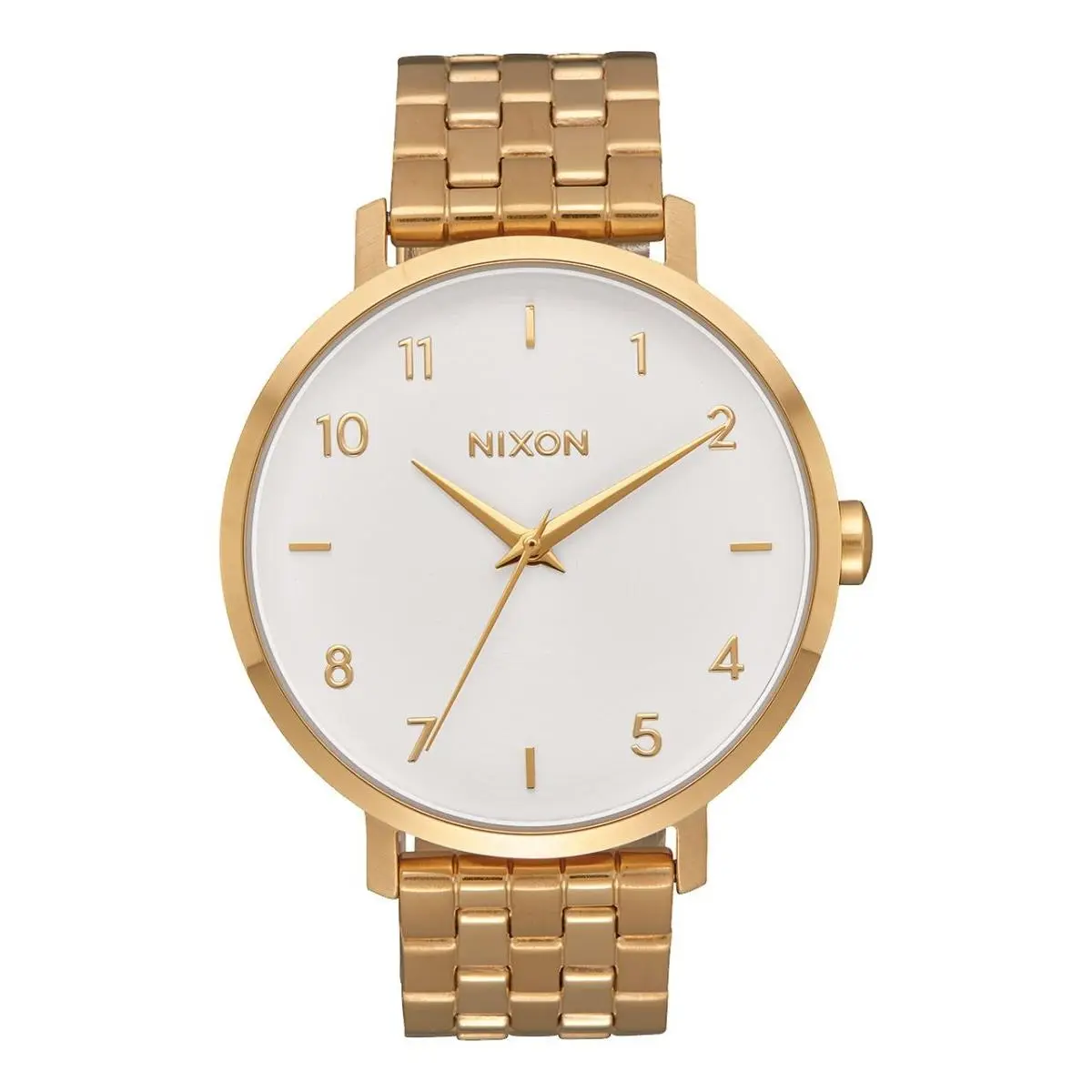 Nixon Women`s Arrow Stainless Steel Watch All Gold/white - A1090504-00 All Gol