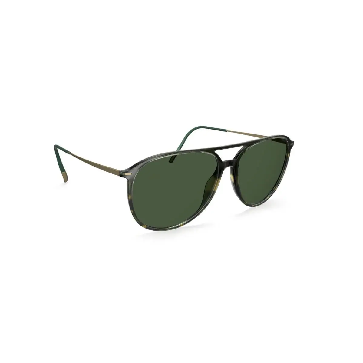 Silhouette Brickell 4081 Greenery Champagne/slm Green 5540 Sunglasses