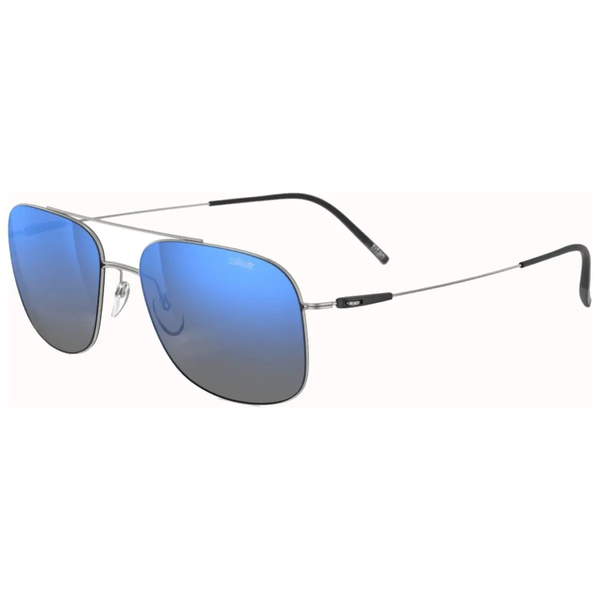 Silhouette Graben Silver-tone Aviator Sunglasses 87167570100000 Made In Austria