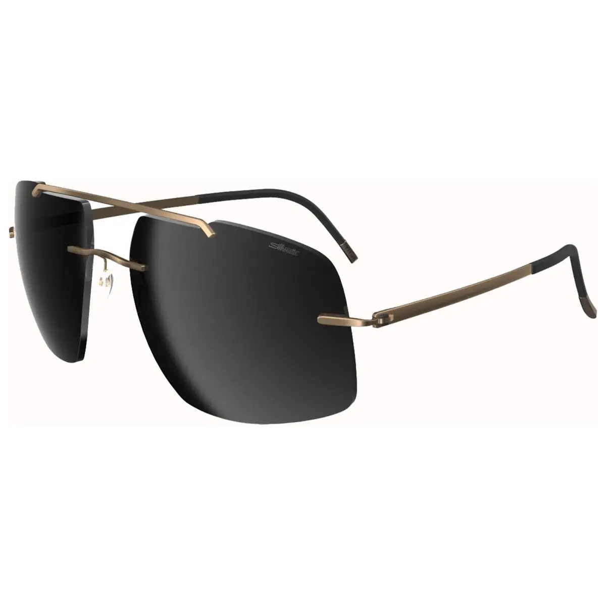 Silhouette Bogatell Men`s Rimless Aviator Sunglasses 87397576300000 - Austria