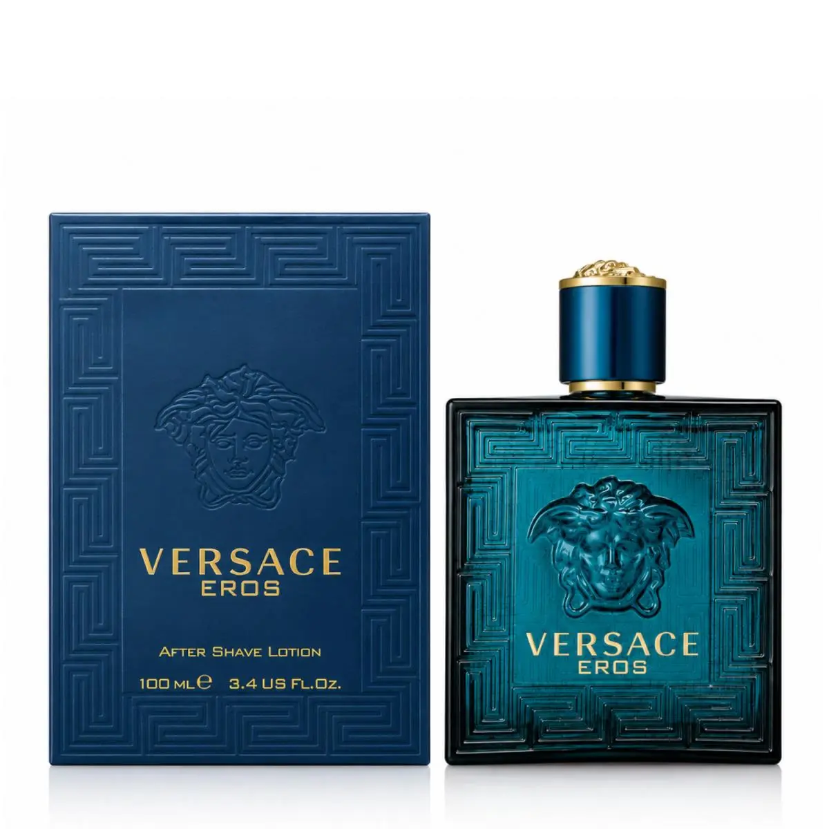 NP Versace Eros Men`s After Shave Lotion 3.4 FL OZ 100 ML
