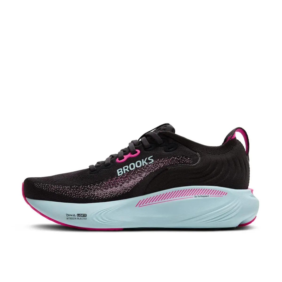 Brooks shoes - Black/Pink 9